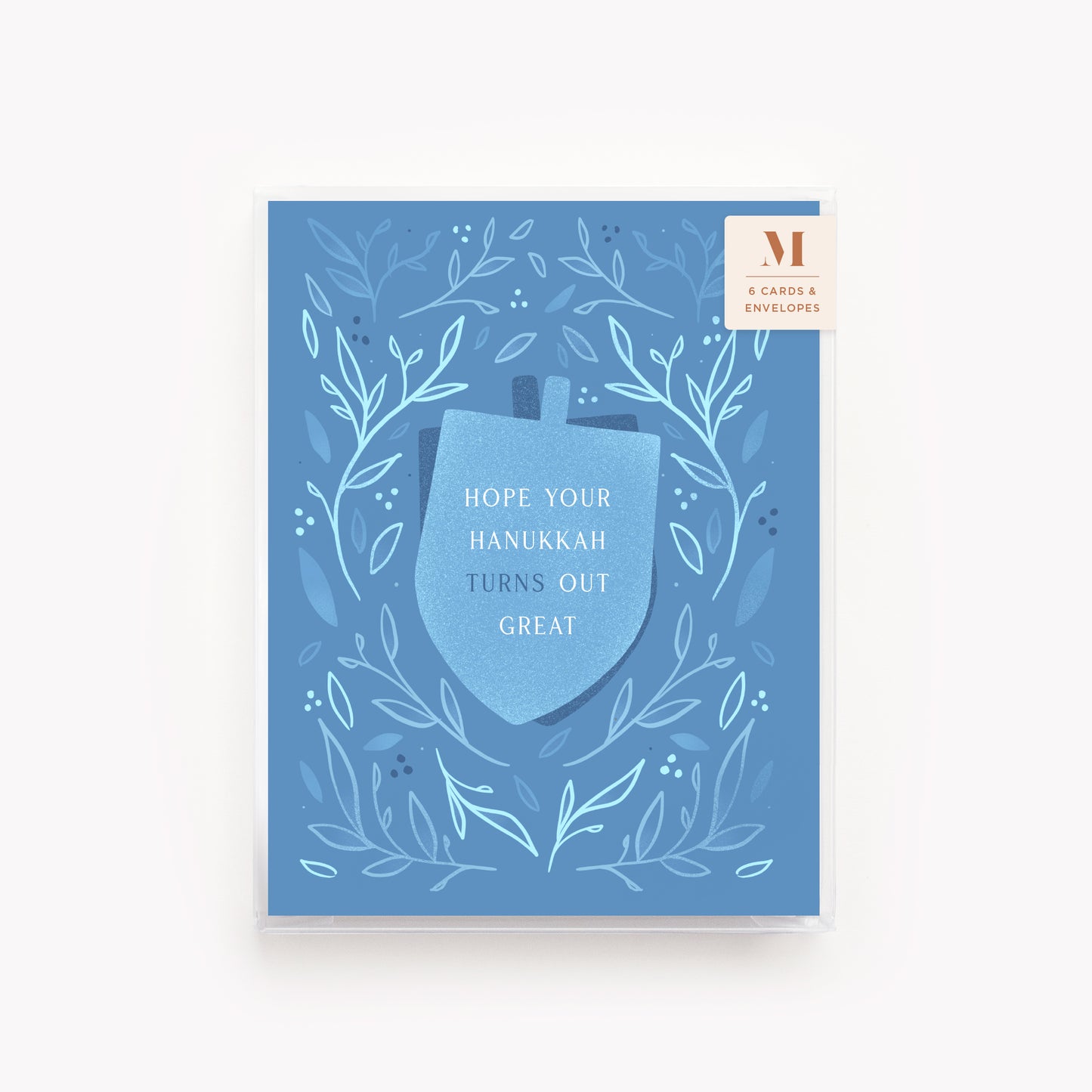 Turning Top - Dreidel Hanukkah Card