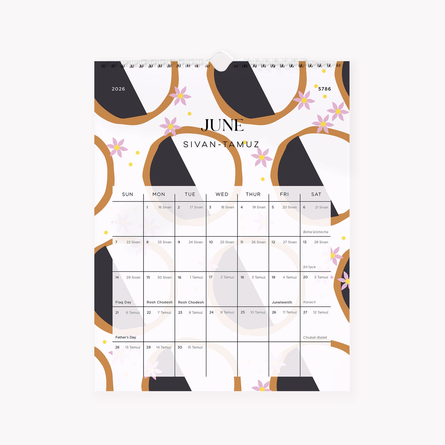 Jewish Calendar - 5786