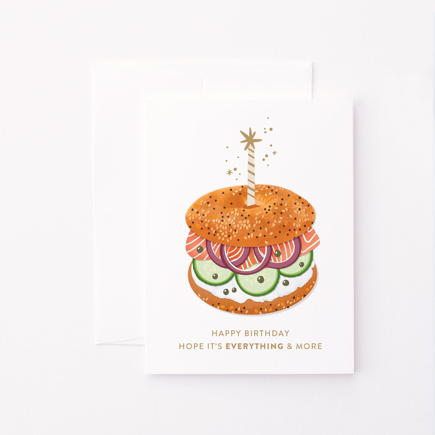 Birthday Bagel Card