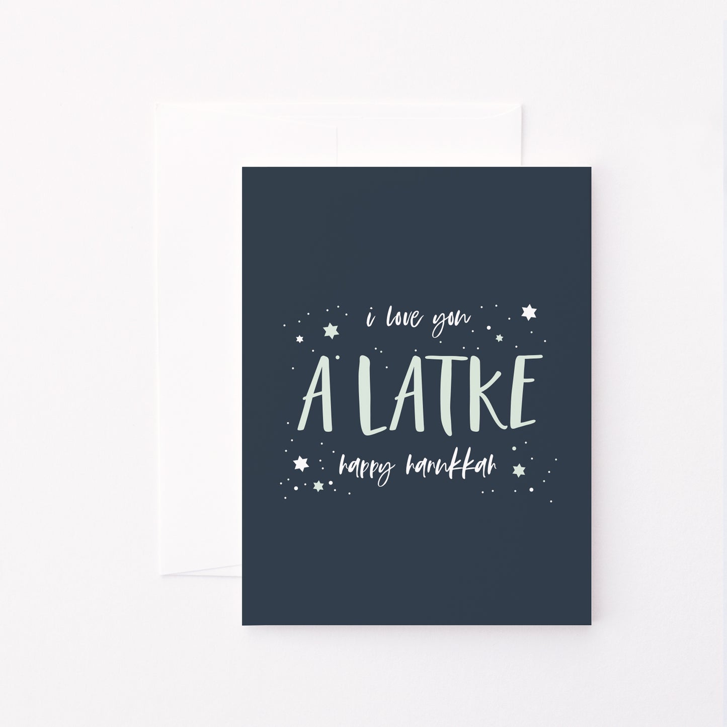 I Love you a Latke Card