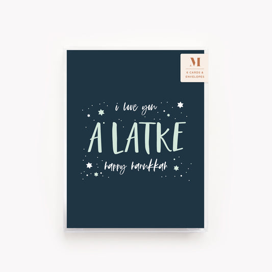 I Love you a Latke Card