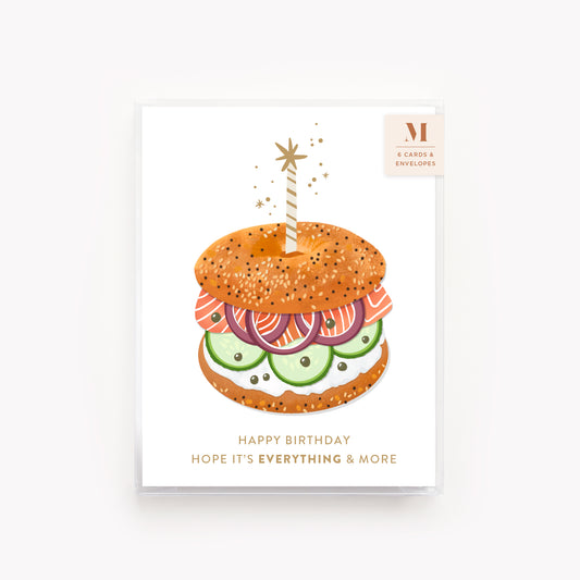 Birthday Bagel Card