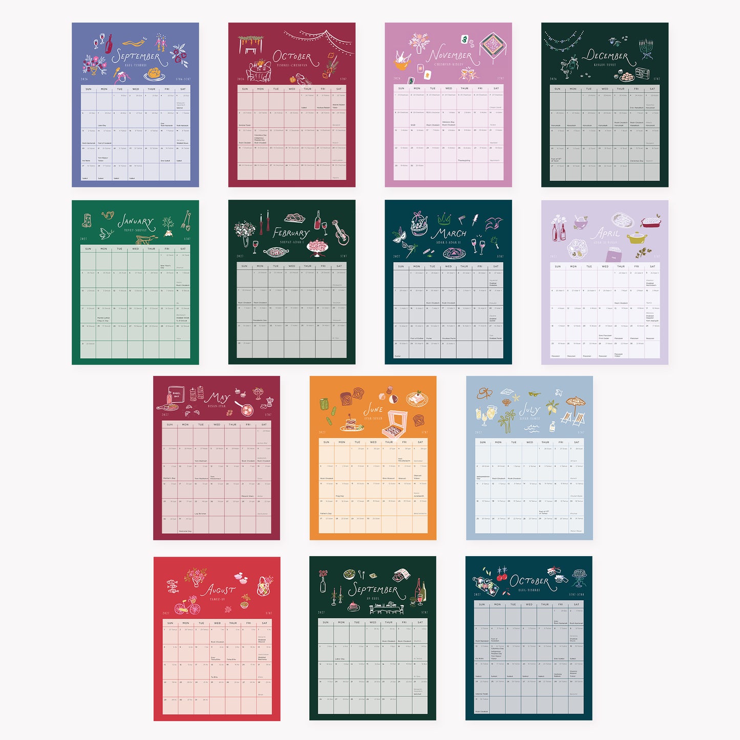 Jewish Calendar - 5787