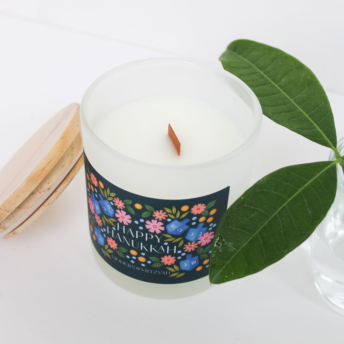 Happy Hanukkah Candle