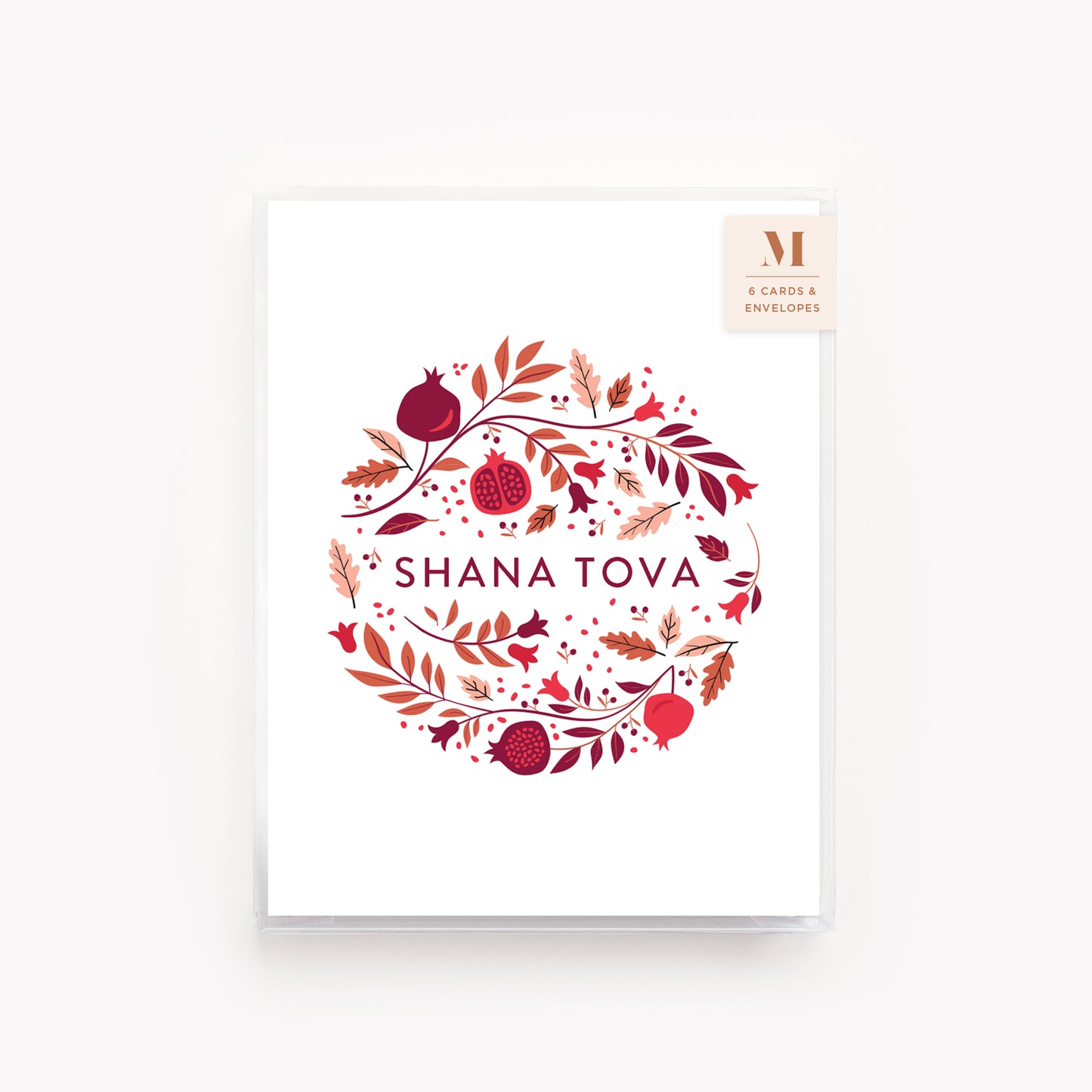 Pomegranate Cascade Card