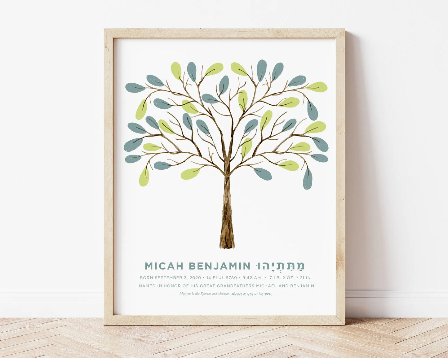 Customizable Leafy Tree of Life Art Print