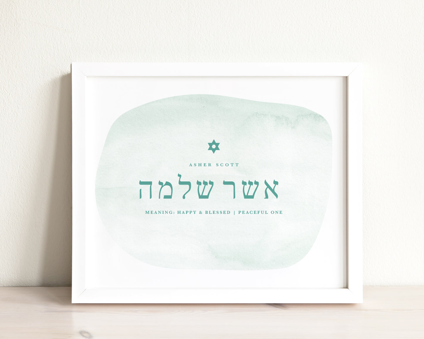 Customizable Watercolor Name Art Print