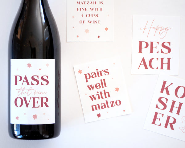 Passover Wine Labels