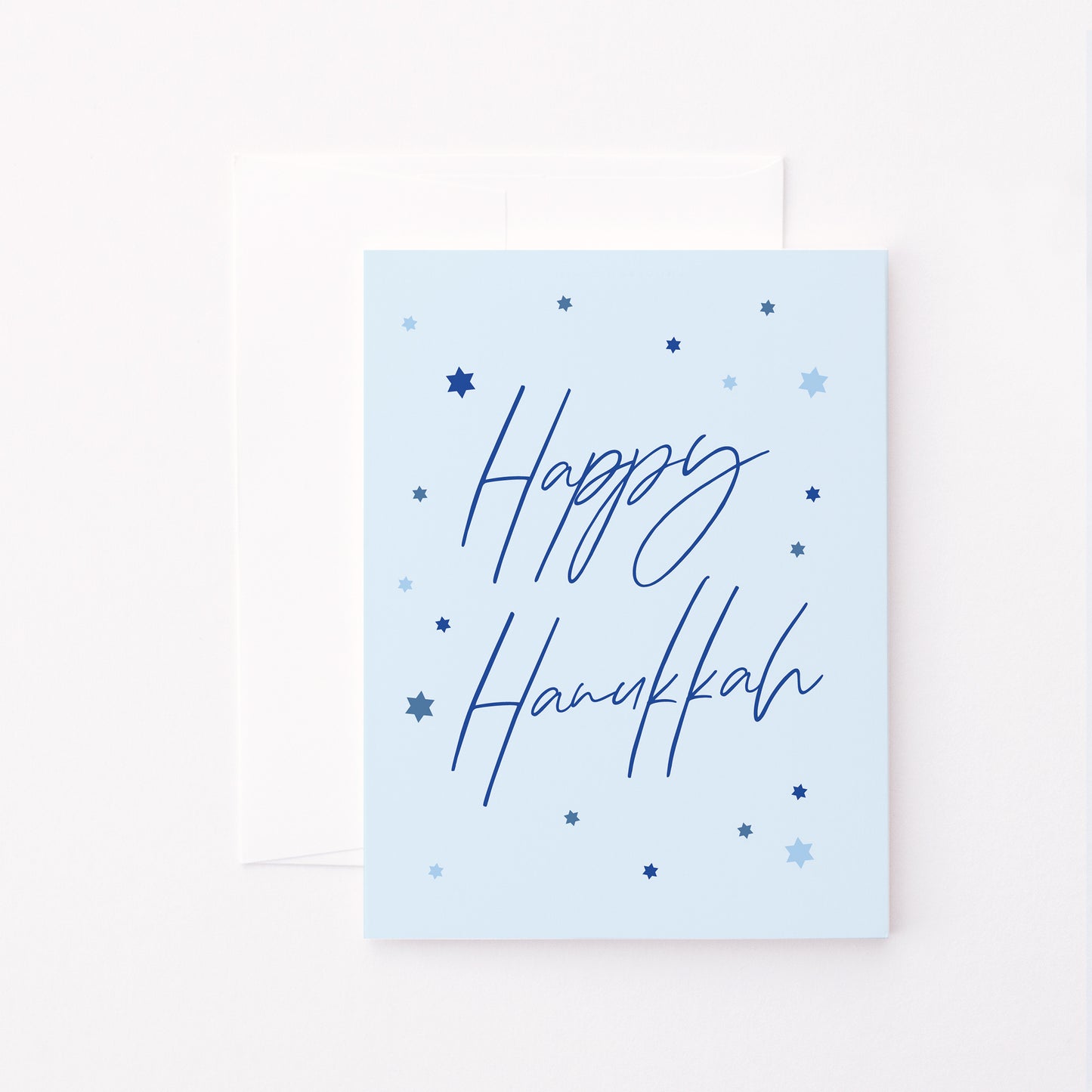 Starry Hanukkah Card