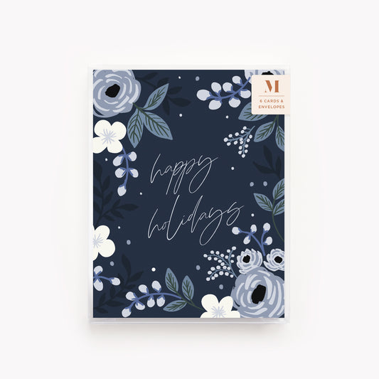 Floral Holiday Card