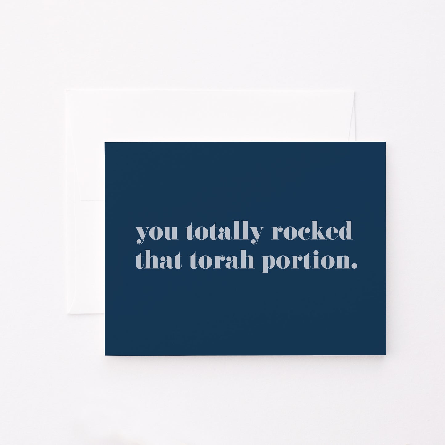 You Totally Rocked that Torah Portion Card