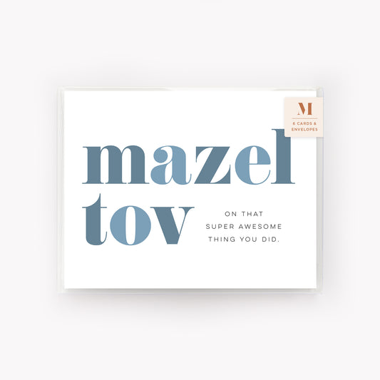 Super Awesome Mazel Tov Card