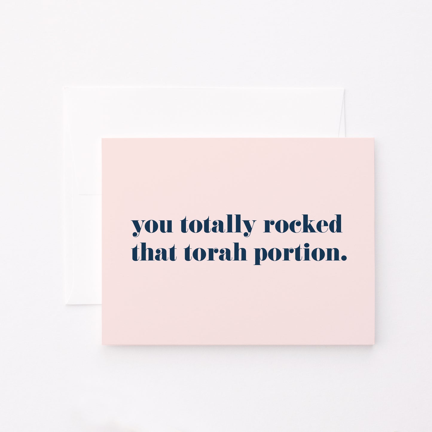 You Totally Rocked that Torah Portion Card