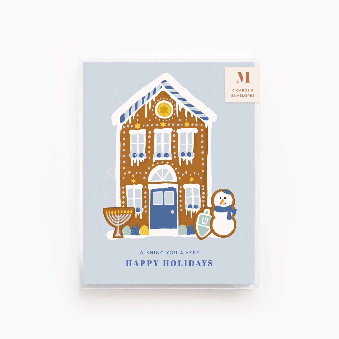 Hanukkah Gingerbread Card