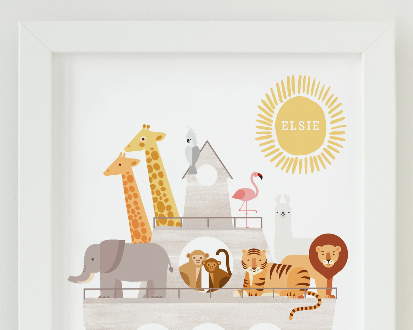 Customizable Noah's Ark Art Print