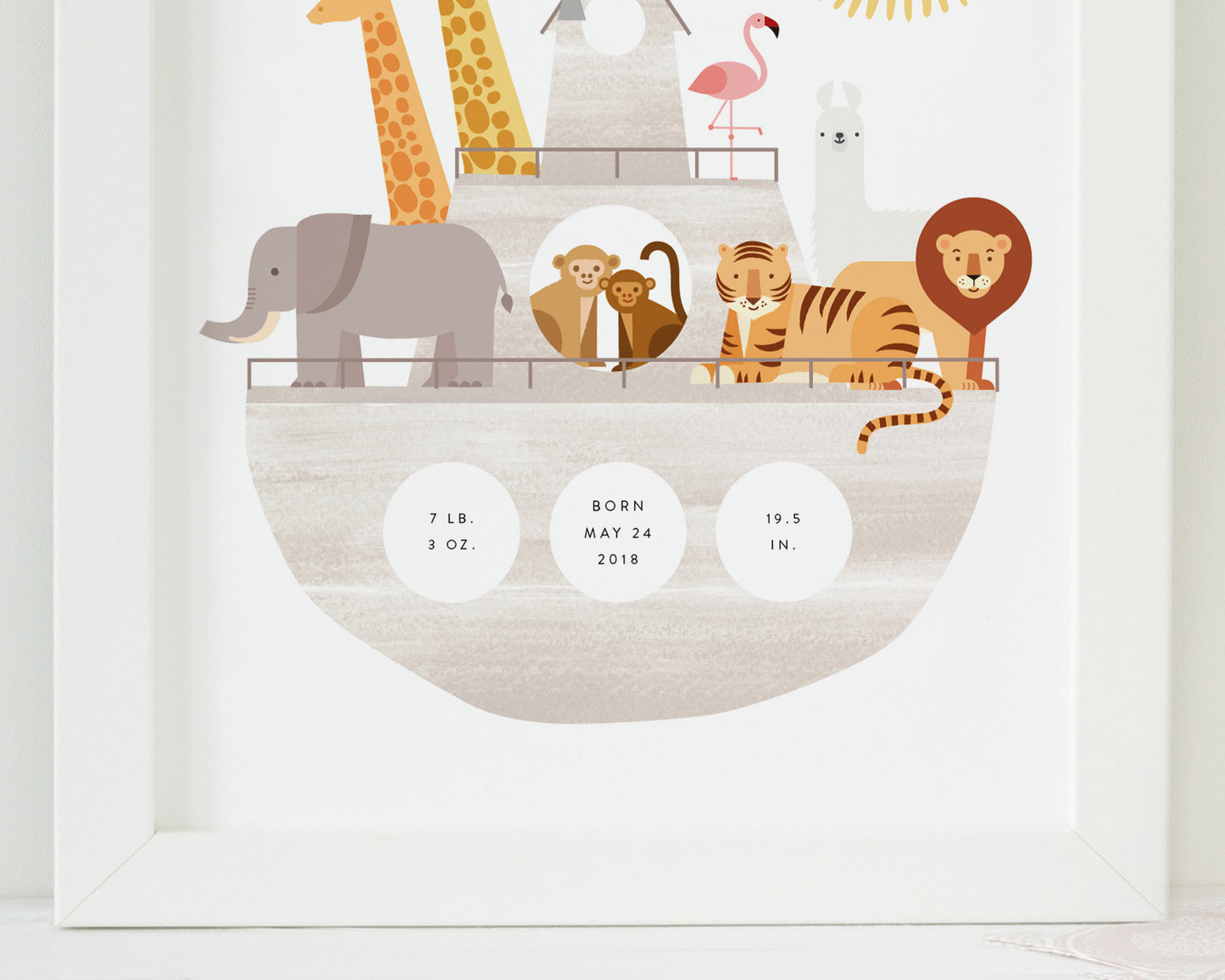 Customizable Noah's Ark Art Print