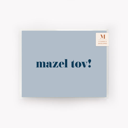 Classic Mazel Tov Card