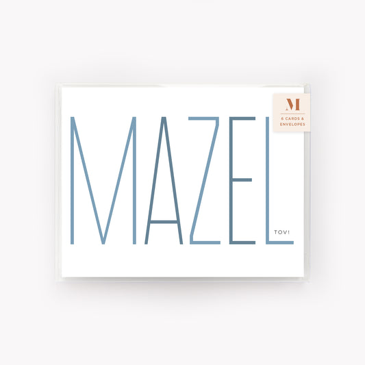 Modern Mazel Tov Greeting Card