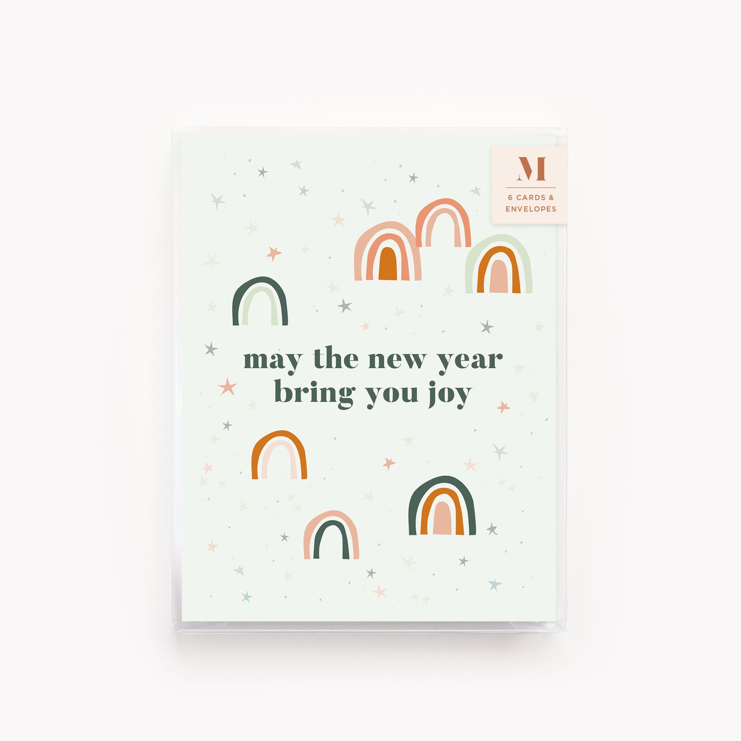 Rainbow New Year Card