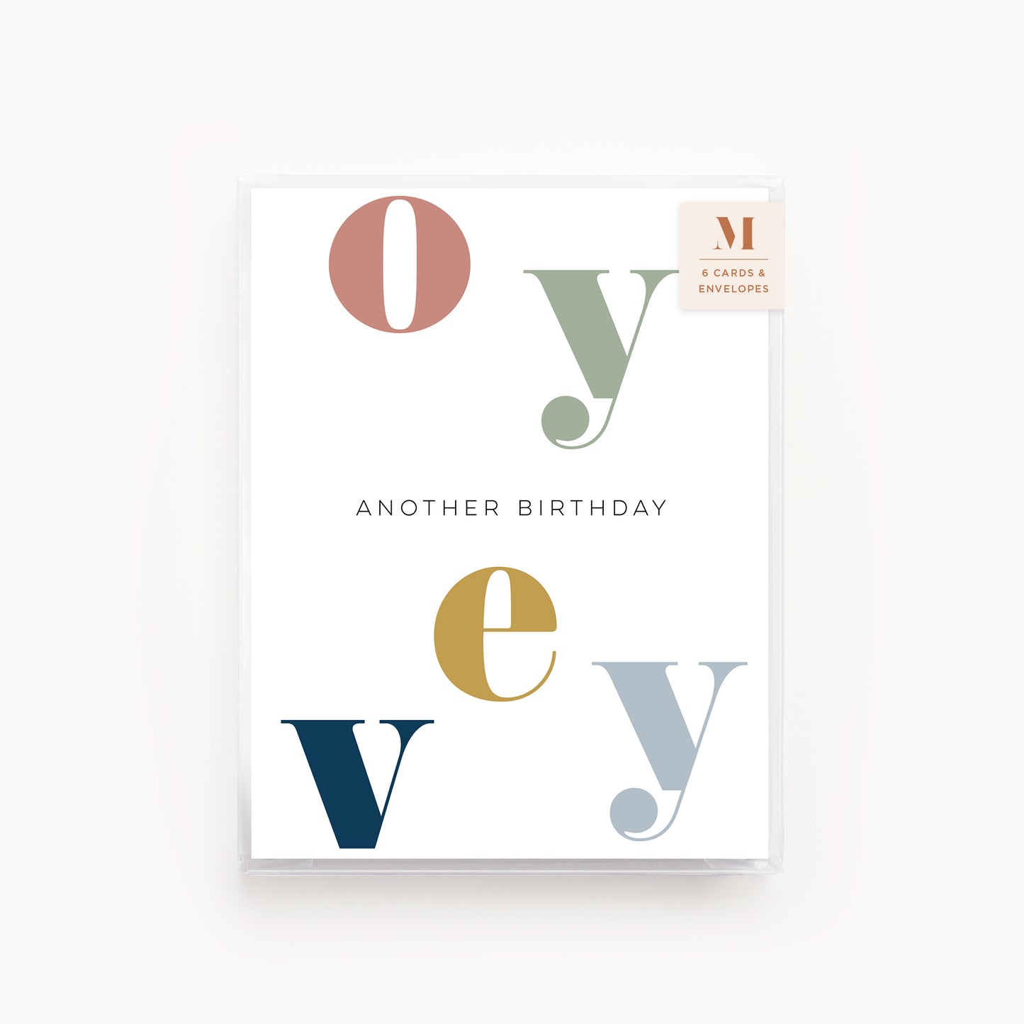 Colorful Oy Vey Birthday Card