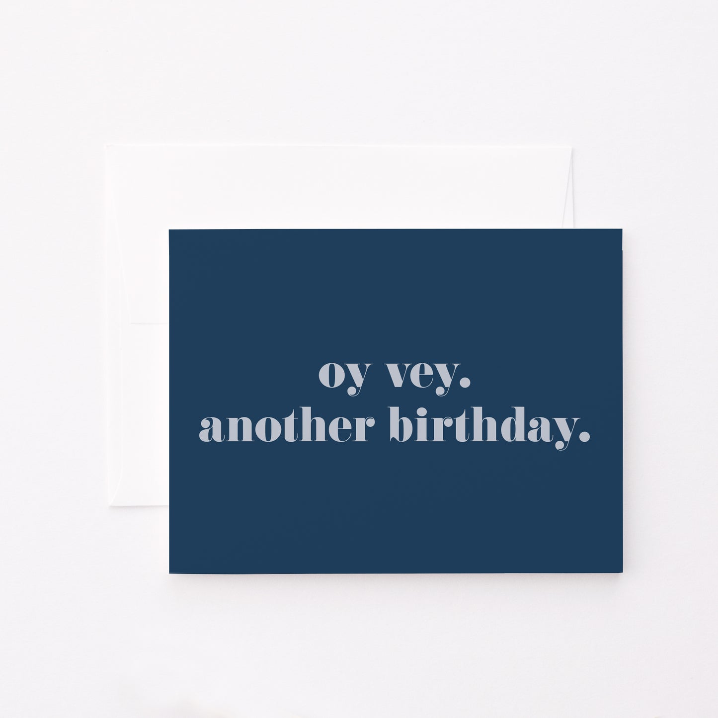 Classic Oy Vey Birthday Card