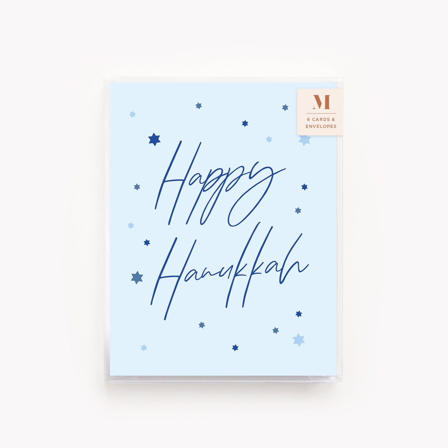 Starry Hanukkah Card